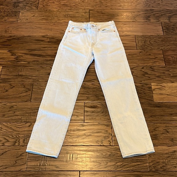 Levi’s Premium Wedgie Straight High Rise Size 24 - Picture 1 of 16